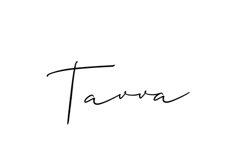 It looks lik you need a new signature style for name Tavva. Design unique handwritten (Allison_Script) signature with our free signature maker in just a few clicks. Tavva signature style 2 images and pictures png