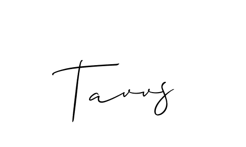 How to make Tavvs name signature. Use Allison_Script style for creating short signs online. This is the latest handwritten sign. Tavvs signature style 2 images and pictures png
