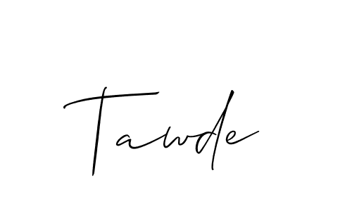 Similarly Allison_Script is the best handwritten signature design. Signature creator online .You can use it as an online autograph creator for name Tawde. Tawde signature style 2 images and pictures png