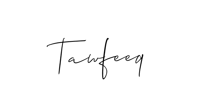 Here are the top 10 professional signature styles for the name Tawfeeq. These are the best autograph styles you can use for your name. Tawfeeq signature style 2 images and pictures png