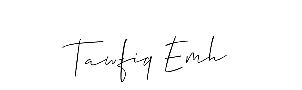 This is the best signature style for the Tawfiq Emh name. Also you like these signature font (Allison_Script). Mix name signature. Tawfiq Emh signature style 2 images and pictures png