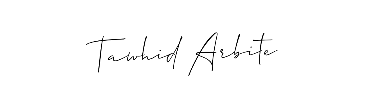 Once you've used our free online signature maker to create your best signature Allison_Script style, it's time to enjoy all of the benefits that Tawhid Arbite name signing documents. Tawhid Arbite signature style 2 images and pictures png