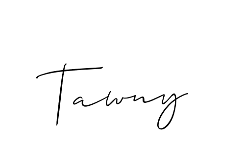 You should practise on your own different ways (Allison_Script) to write your name (Tawny) in signature. don't let someone else do it for you. Tawny signature style 2 images and pictures png