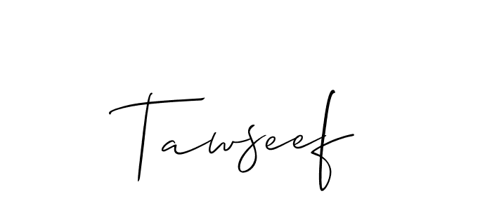 Once you've used our free online signature maker to create your best signature Allison_Script style, it's time to enjoy all of the benefits that Tawseef name signing documents. Tawseef signature style 2 images and pictures png