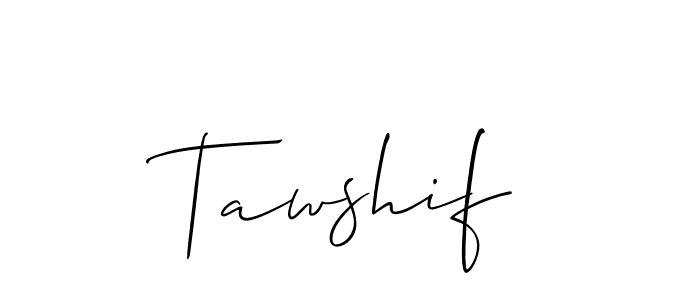 It looks lik you need a new signature style for name Tawshif. Design unique handwritten (Allison_Script) signature with our free signature maker in just a few clicks. Tawshif signature style 2 images and pictures png