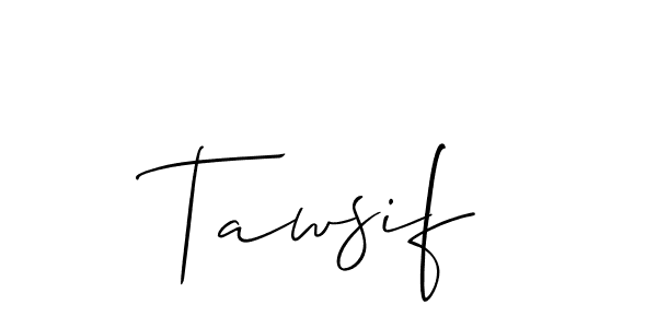 if you are searching for the best signature style for your name Tawsif. so please give up your signature search. here we have designed multiple signature styles  using Allison_Script. Tawsif signature style 2 images and pictures png