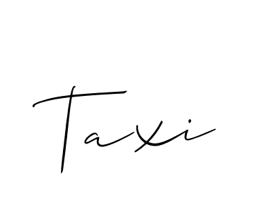 It looks lik you need a new signature style for name Taxi. Design unique handwritten (Allison_Script) signature with our free signature maker in just a few clicks. Taxi signature style 2 images and pictures png