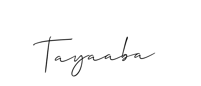 Similarly Allison_Script is the best handwritten signature design. Signature creator online .You can use it as an online autograph creator for name Tayaaba. Tayaaba signature style 2 images and pictures png
