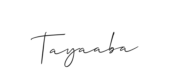 Similarly Allison_Script is the best handwritten signature design. Signature creator online .You can use it as an online autograph creator for name Tayaaba. Tayaaba signature style 2 images and pictures png