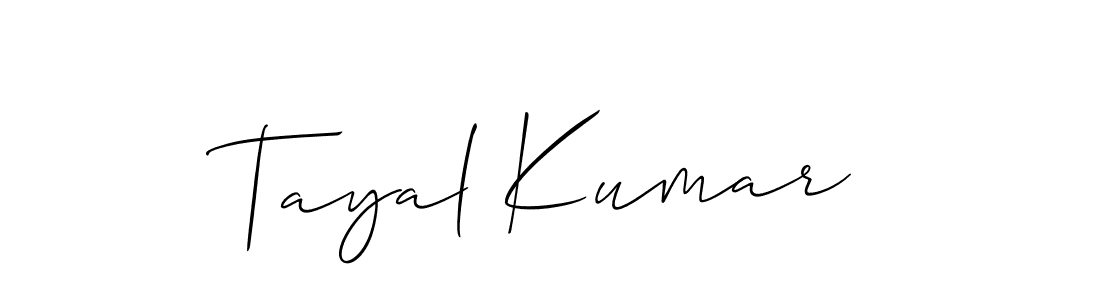 Make a short Tayal Kumar signature style. Manage your documents anywhere anytime using Allison_Script. Create and add eSignatures, submit forms, share and send files easily. Tayal Kumar signature style 2 images and pictures png