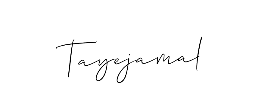 if you are searching for the best signature style for your name Tayejamal. so please give up your signature search. here we have designed multiple signature styles  using Allison_Script. Tayejamal signature style 2 images and pictures png