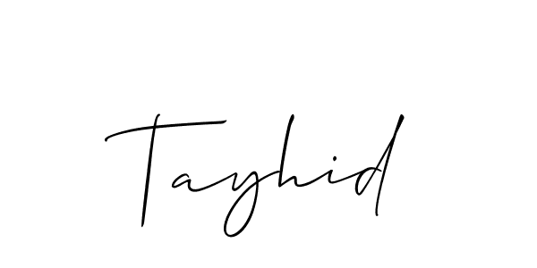 Once you've used our free online signature maker to create your best signature Allison_Script style, it's time to enjoy all of the benefits that Tayhid name signing documents. Tayhid signature style 2 images and pictures png