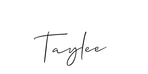 Taylee stylish signature style. Best Handwritten Sign (Allison_Script) for my name. Handwritten Signature Collection Ideas for my name Taylee. Taylee signature style 2 images and pictures png