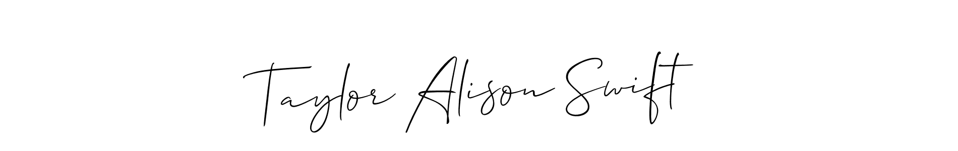 Check out images of Autograph of Taylor Alison Swift name. Actor Taylor Alison Swift Signature Style. Allison_Script is a professional sign style online. Taylor Alison Swift signature style 2 images and pictures png