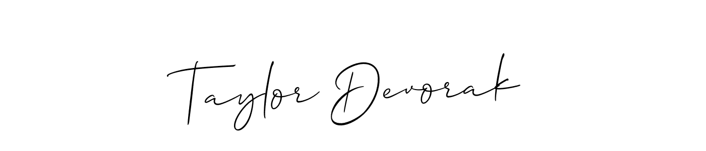 Make a short Taylor Devorak signature style. Manage your documents anywhere anytime using Allison_Script. Create and add eSignatures, submit forms, share and send files easily. Taylor Devorak signature style 2 images and pictures png