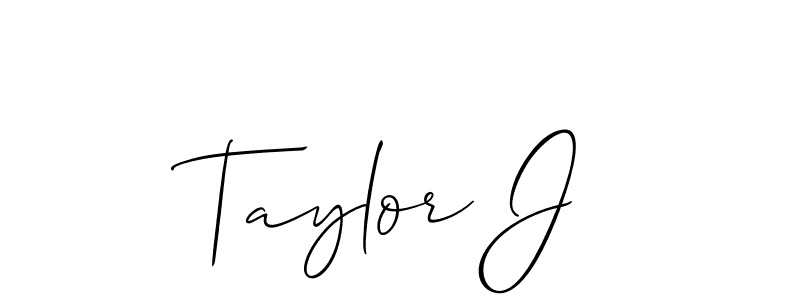 Make a beautiful signature design for name Taylor J. Use this online signature maker to create a handwritten signature for free. Taylor J signature style 2 images and pictures png