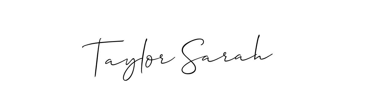 Best and Professional Signature Style for Taylor Sarah. Allison_Script Best Signature Style Collection. Taylor Sarah signature style 2 images and pictures png