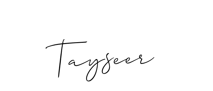 How to make Tayseer name signature. Use Allison_Script style for creating short signs online. This is the latest handwritten sign. Tayseer signature style 2 images and pictures png