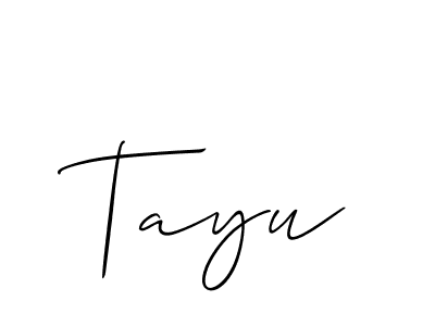 It looks lik you need a new signature style for name Tayu. Design unique handwritten (Allison_Script) signature with our free signature maker in just a few clicks. Tayu signature style 2 images and pictures png