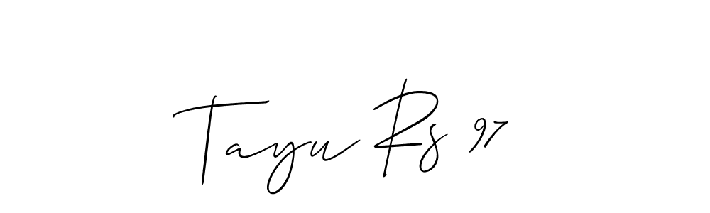 This is the best signature style for the Tayu Rs 97 name. Also you like these signature font (Allison_Script). Mix name signature. Tayu Rs 97 signature style 2 images and pictures png