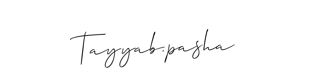 Also You can easily find your signature by using the search form. We will create Tayyab.pasha name handwritten signature images for you free of cost using Allison_Script sign style. Tayyab.pasha signature style 2 images and pictures png
