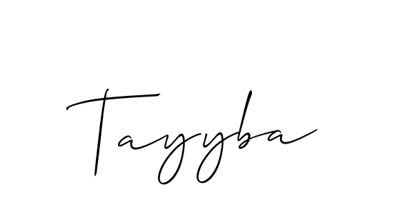 Make a beautiful signature design for name Tayyba. Use this online signature maker to create a handwritten signature for free. Tayyba signature style 2 images and pictures png