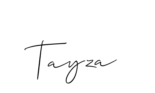 Also we have Tayza name is the best signature style. Create professional handwritten signature collection using Allison_Script autograph style. Tayza signature style 2 images and pictures png