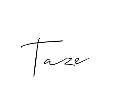 It looks lik you need a new signature style for name Taze. Design unique handwritten (Allison_Script) signature with our free signature maker in just a few clicks. Taze signature style 2 images and pictures png