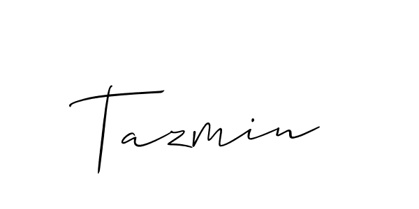 How to Draw Tazmin signature style? Allison_Script is a latest design signature styles for name Tazmin. Tazmin signature style 2 images and pictures png