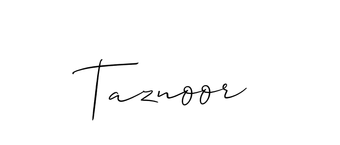 Taznoor stylish signature style. Best Handwritten Sign (Allison_Script) for my name. Handwritten Signature Collection Ideas for my name Taznoor. Taznoor signature style 2 images and pictures png