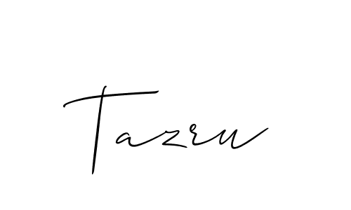 Make a beautiful signature design for name Tazru. Use this online signature maker to create a handwritten signature for free. Tazru signature style 2 images and pictures png