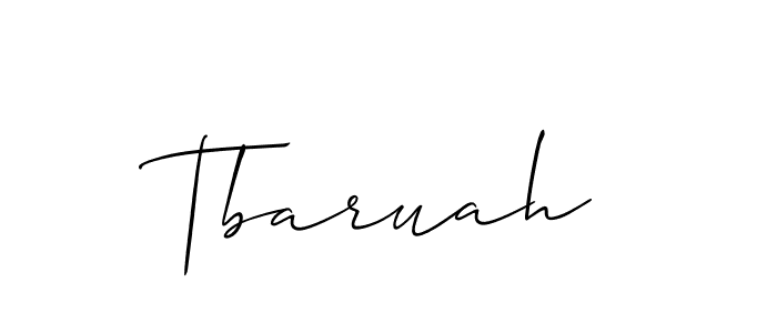 You should practise on your own different ways (Allison_Script) to write your name (Tbaruah) in signature. don't let someone else do it for you. Tbaruah signature style 2 images and pictures png