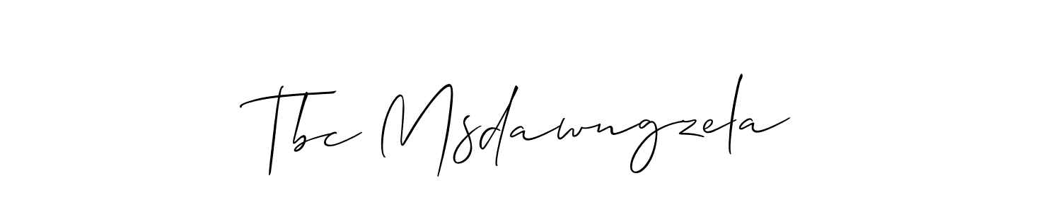 Make a beautiful signature design for name Tbc Msdawngzela. Use this online signature maker to create a handwritten signature for free. Tbc Msdawngzela signature style 2 images and pictures png