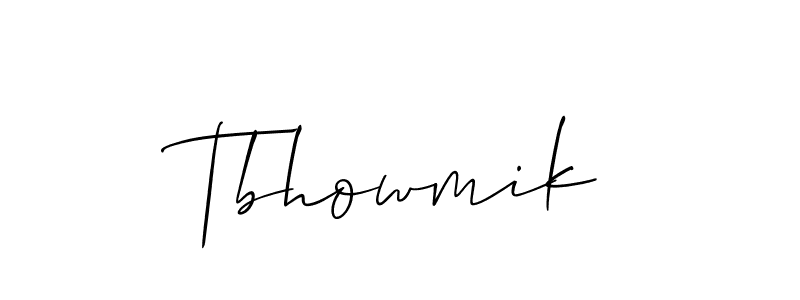 Once you've used our free online signature maker to create your best signature Allison_Script style, it's time to enjoy all of the benefits that Tbhowmik name signing documents. Tbhowmik signature style 2 images and pictures png