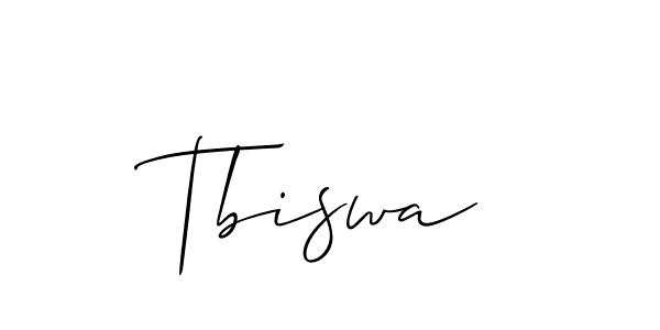 You should practise on your own different ways (Allison_Script) to write your name (Tbiswa) in signature. don't let someone else do it for you. Tbiswa signature style 2 images and pictures png
