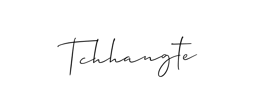 Design your own signature with our free online signature maker. With this signature software, you can create a handwritten (Allison_Script) signature for name Tchhangte. Tchhangte signature style 2 images and pictures png