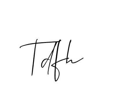 This is the best signature style for the Tdfh name. Also you like these signature font (Allison_Script). Mix name signature. Tdfh signature style 2 images and pictures png