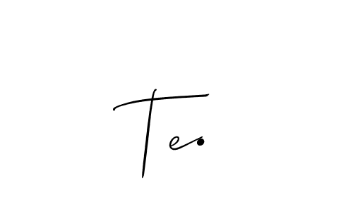 if you are searching for the best signature style for your name Te•. so please give up your signature search. here we have designed multiple signature styles  using Allison_Script. Te• signature style 2 images and pictures png