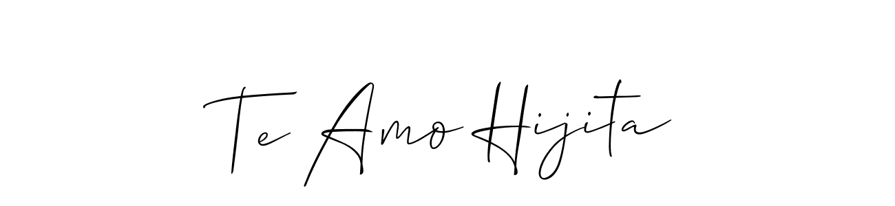 You can use this online signature creator to create a handwritten signature for the name Te Amo Hijita. This is the best online autograph maker. Te Amo Hijita signature style 2 images and pictures png