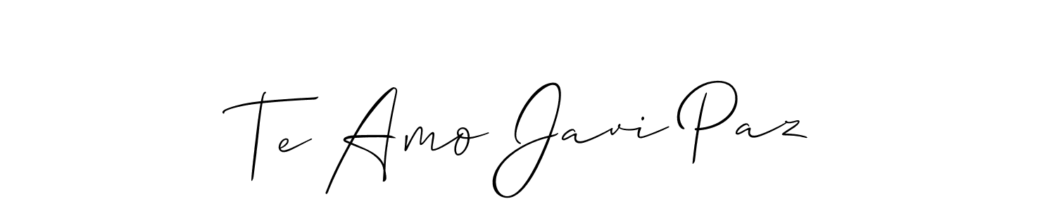 You can use this online signature creator to create a handwritten signature for the name Te Amo Javi Paz. This is the best online autograph maker. Te Amo Javi Paz signature style 2 images and pictures png