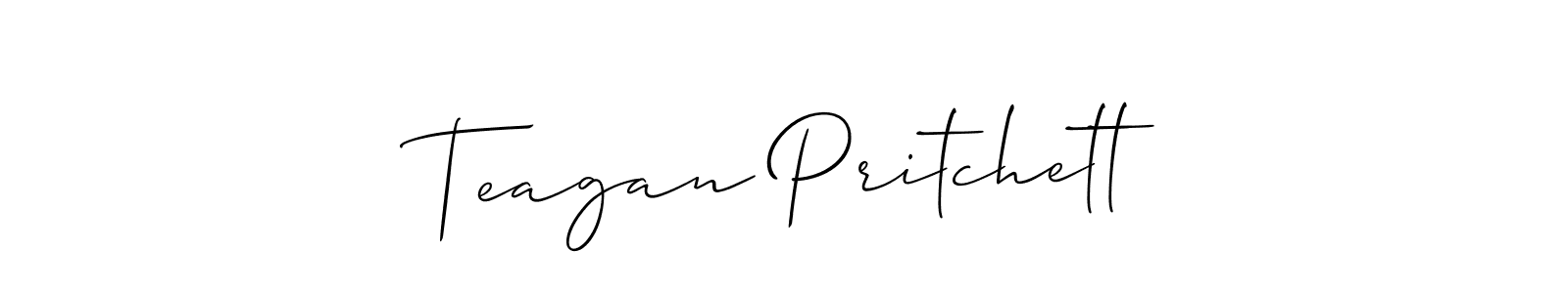 Similarly Allison_Script is the best handwritten signature design. Signature creator online .You can use it as an online autograph creator for name Teagan Pritchett. Teagan Pritchett signature style 2 images and pictures png