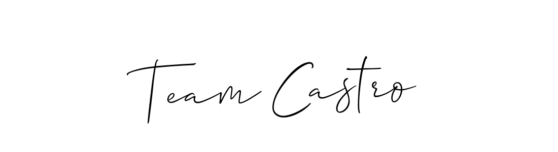 Check out images of Autograph of Team Castro name. Actor Team Castro Signature Style. Allison_Script is a professional sign style online. Team Castro signature style 2 images and pictures png