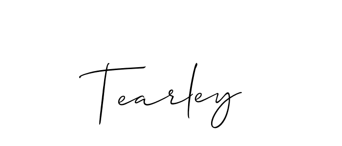You should practise on your own different ways (Allison_Script) to write your name (Tearley) in signature. don't let someone else do it for you. Tearley signature style 2 images and pictures png