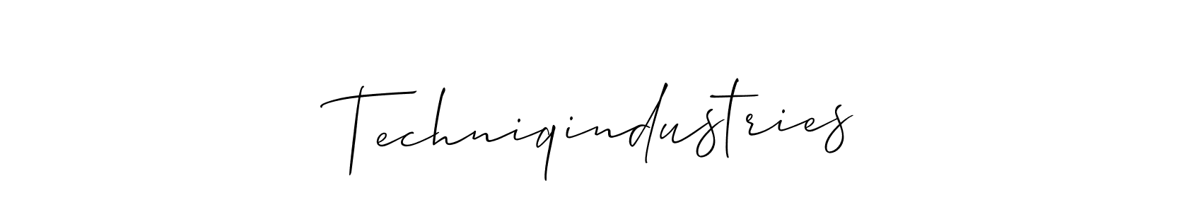 Best and Professional Signature Style for Techniqindustries. Allison_Script Best Signature Style Collection. Techniqindustries signature style 2 images and pictures png