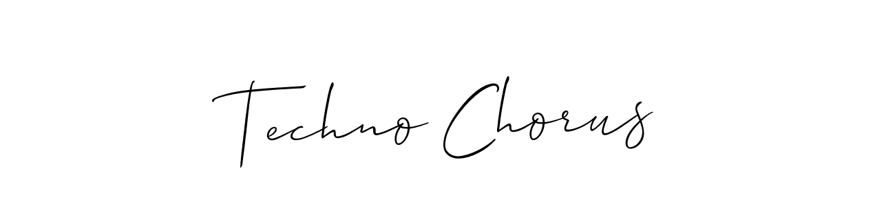 How to Draw Techno Chorus signature style? Allison_Script is a latest design signature styles for name Techno Chorus. Techno Chorus signature style 2 images and pictures png