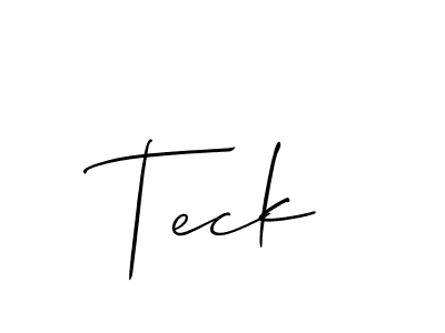 Make a beautiful signature design for name Teck. Use this online signature maker to create a handwritten signature for free. Teck signature style 2 images and pictures png