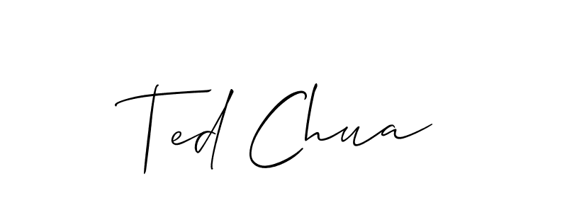 Also You can easily find your signature by using the search form. We will create Ted Chua name handwritten signature images for you free of cost using Allison_Script sign style. Ted Chua signature style 2 images and pictures png