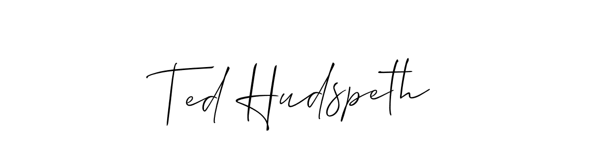 if you are searching for the best signature style for your name Ted Hudspeth. so please give up your signature search. here we have designed multiple signature styles  using Allison_Script. Ted Hudspeth signature style 2 images and pictures png