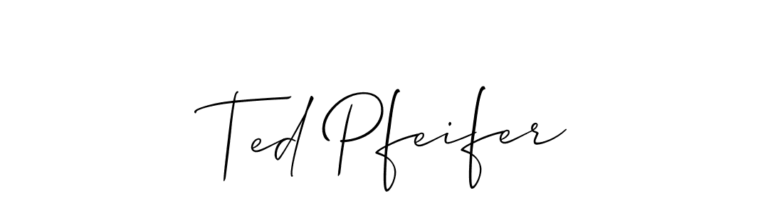 It looks lik you need a new signature style for name Ted Pfeifer. Design unique handwritten (Allison_Script) signature with our free signature maker in just a few clicks. Ted Pfeifer signature style 2 images and pictures png