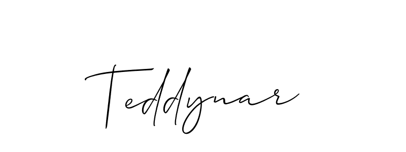 Similarly Allison_Script is the best handwritten signature design. Signature creator online .You can use it as an online autograph creator for name Teddynar. Teddynar signature style 2 images and pictures png